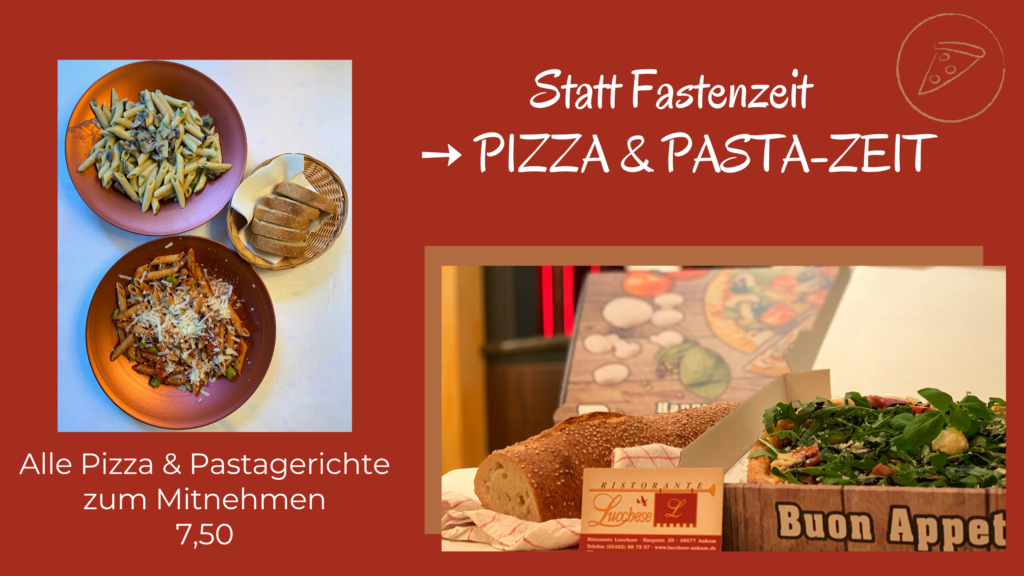 Pizza Pasta Angebot Ristorante Lucchese Ankum